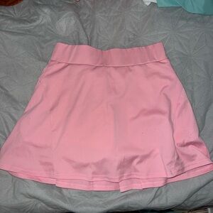 Pink mini skirt